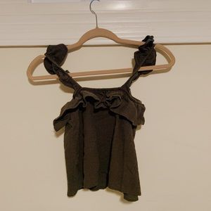 Sienna Sky camo green top